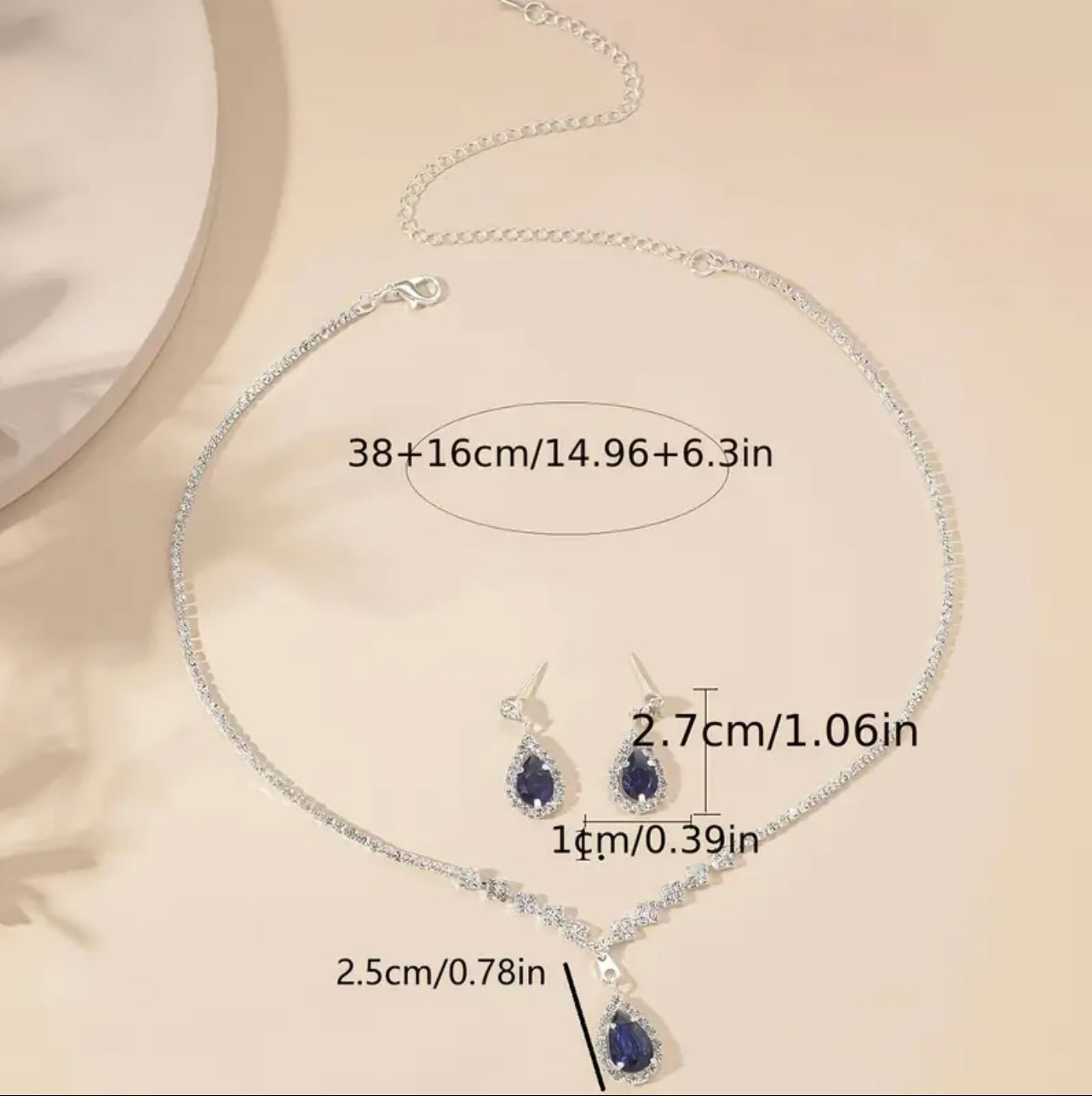 2Pcs Gorgeous Jewelry Set