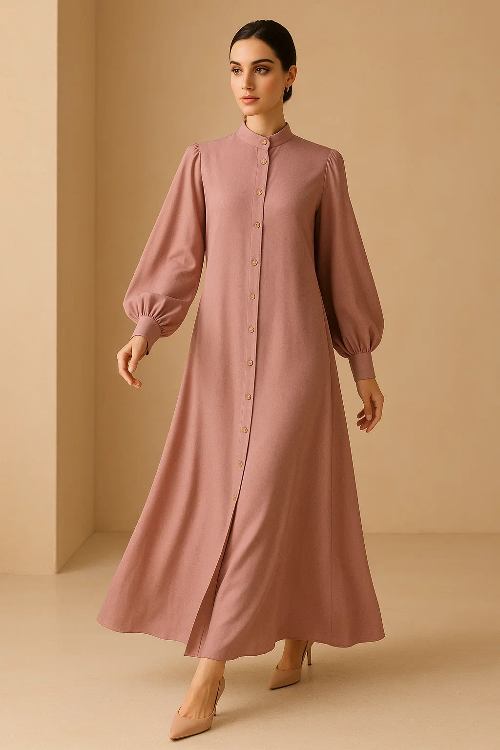 Women's Poly Linen Long Shirt