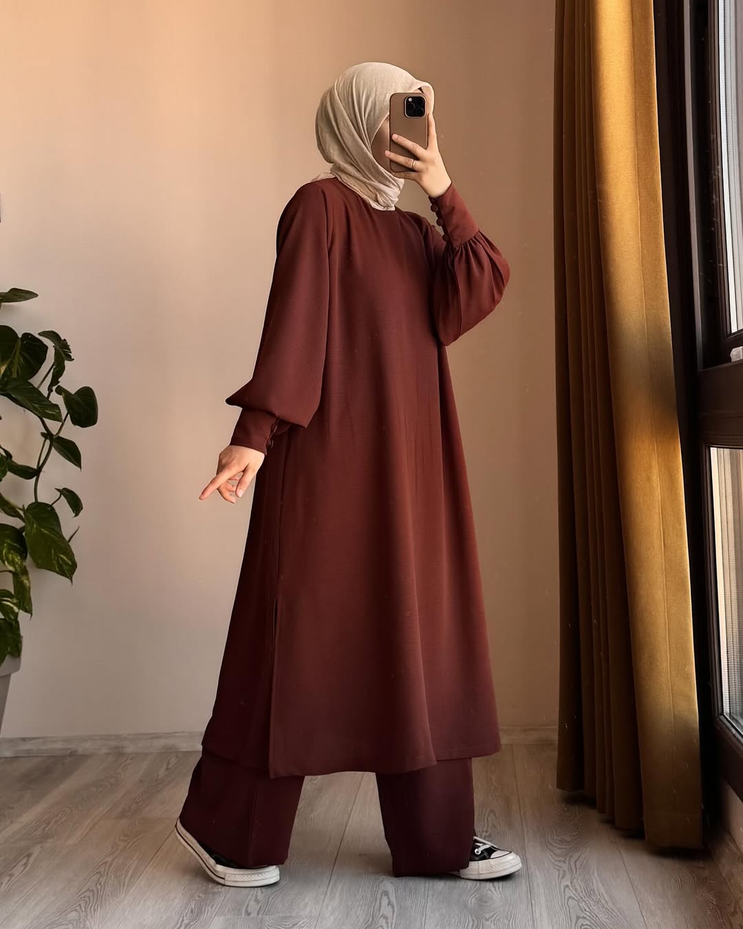 Women Long Shirt & Trouser Set