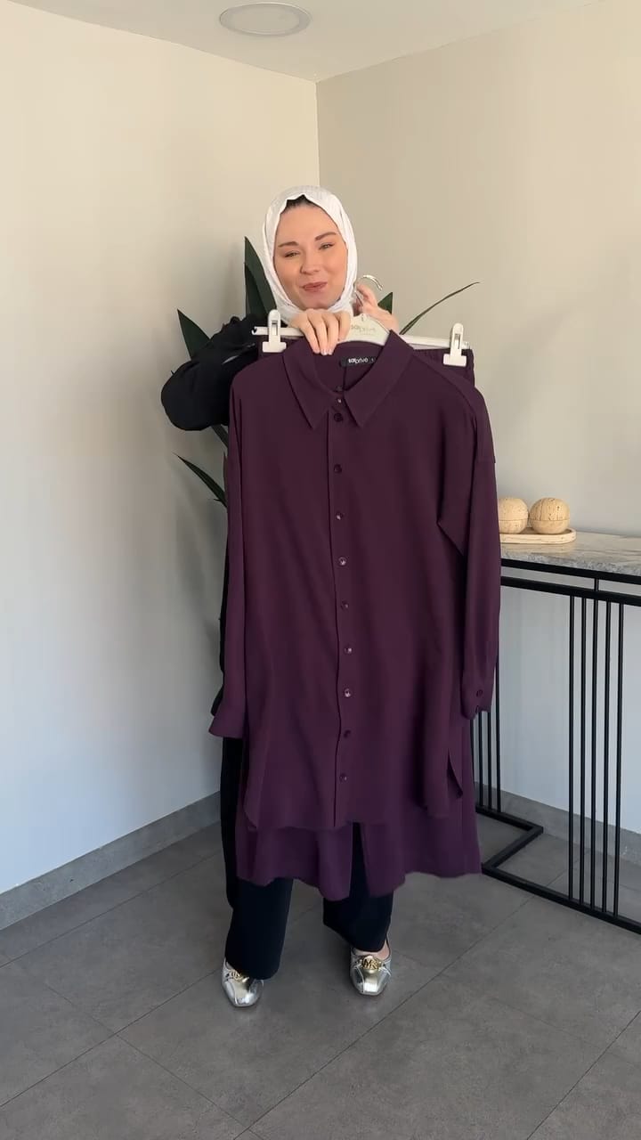 Premium Linen Long Shirt & Trouser for Women