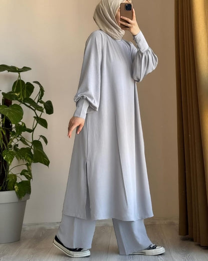 Women Long Shirt & Trouser Set