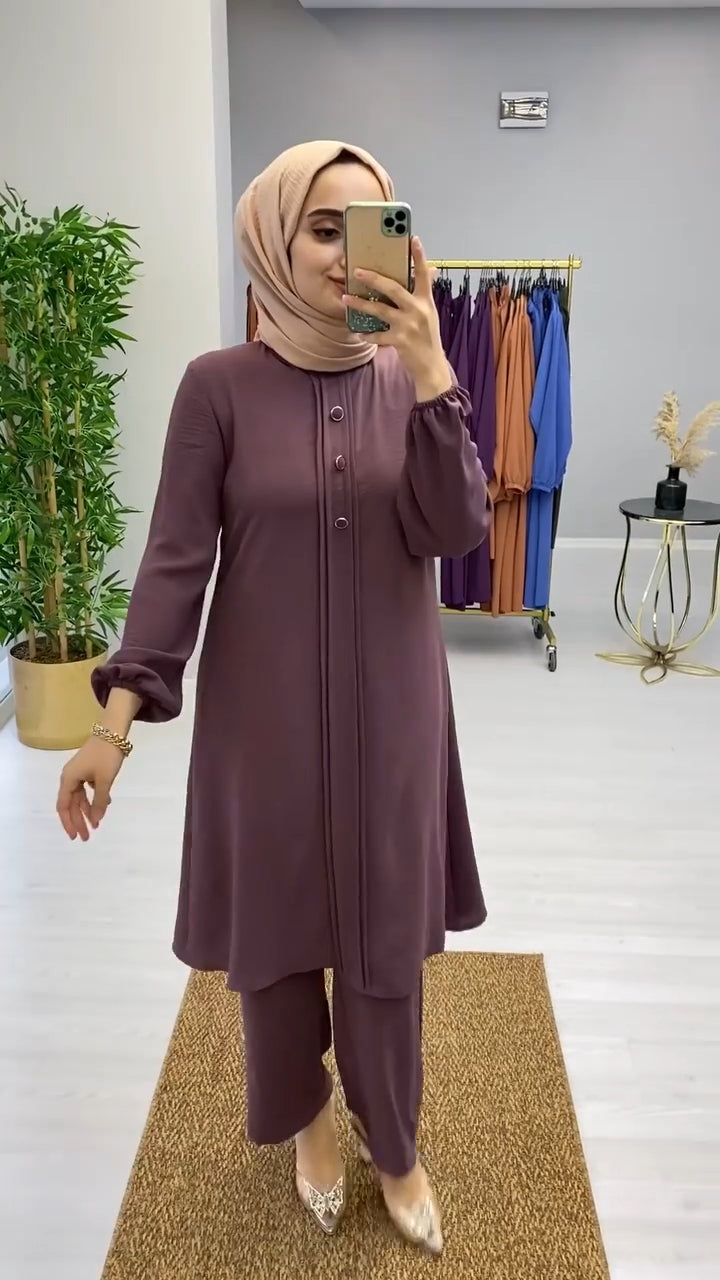 Long Linen Shirt & Trouser for Women