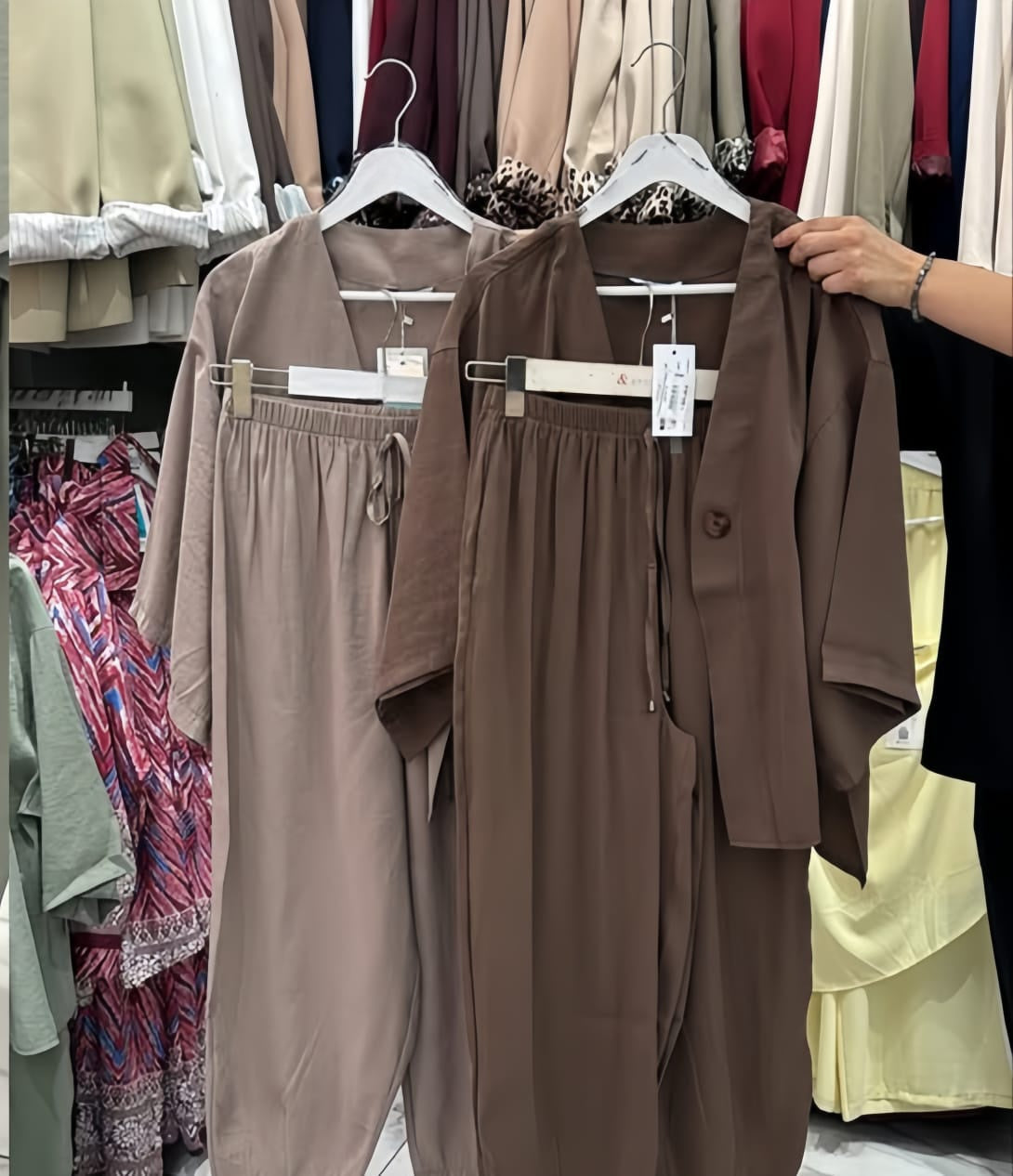 Women's V-Neck Shirt & Trouser Set