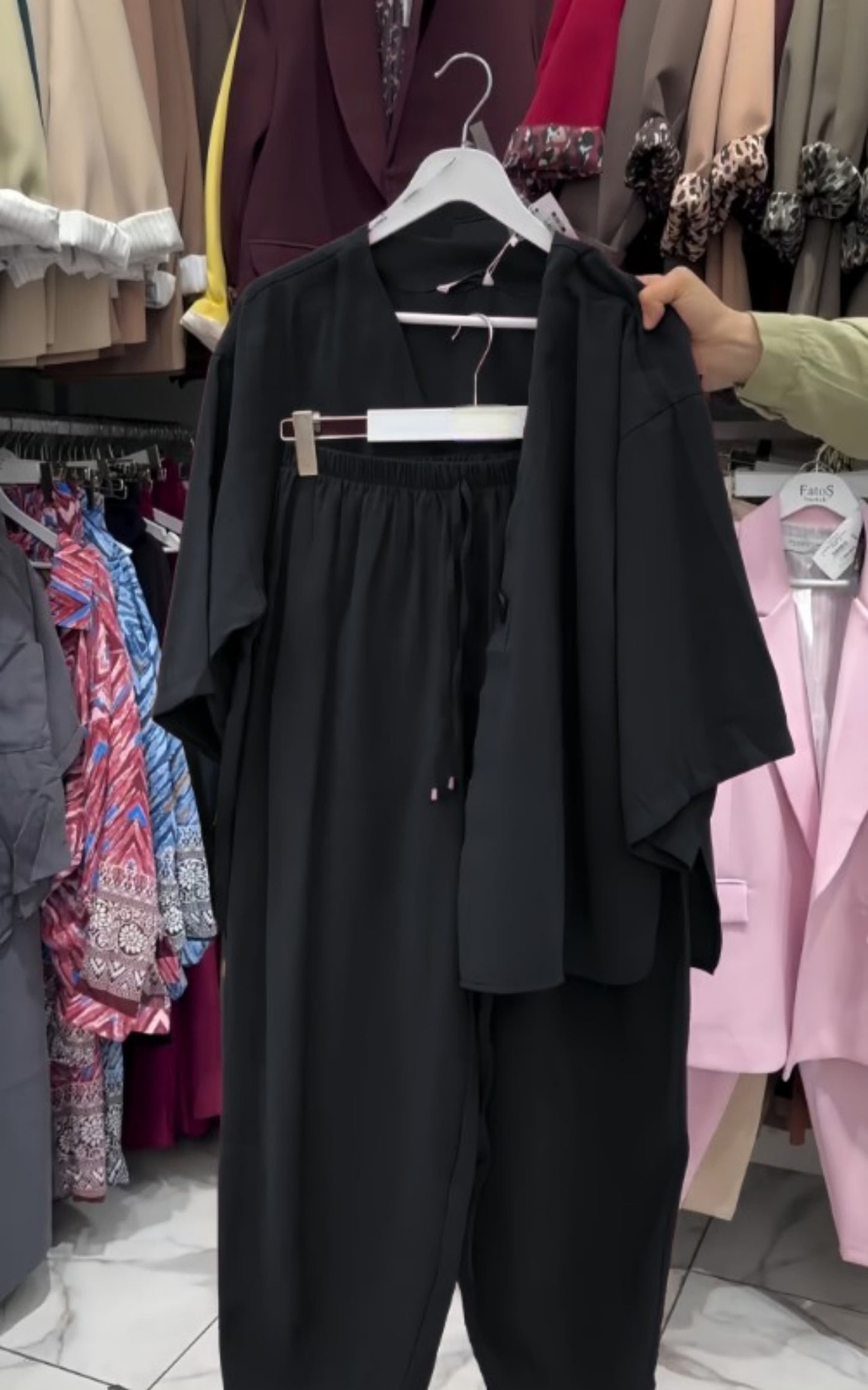 Women's V-Neck Shirt & Trouser Set