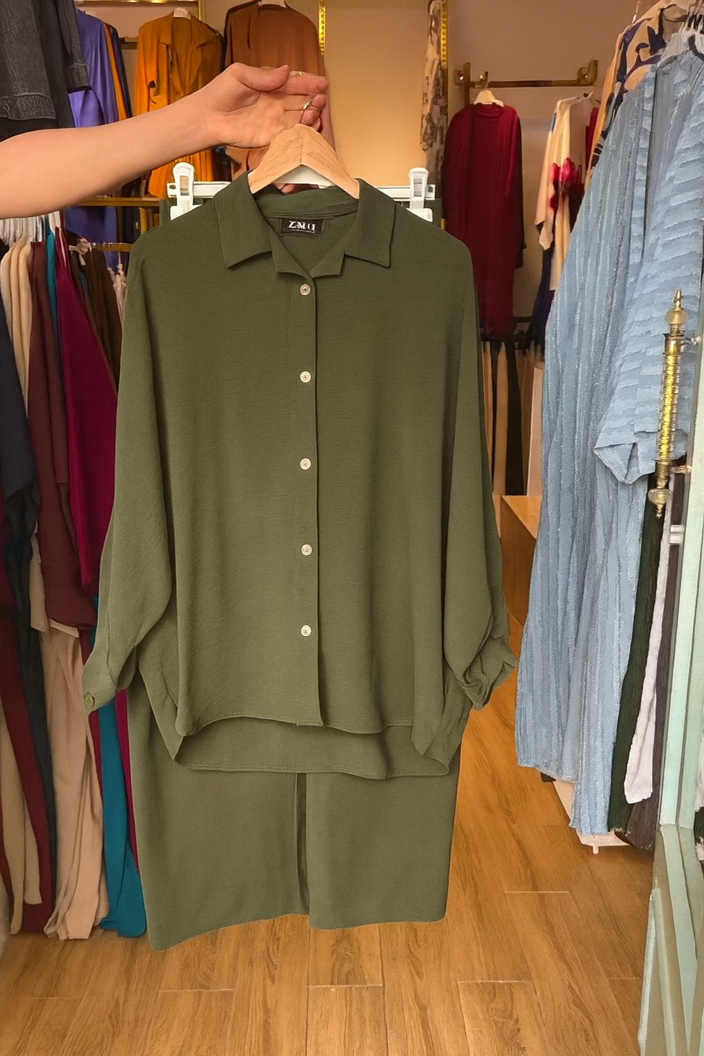 Women's Linen Shirt & Trouser Set