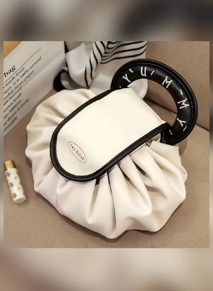 Minimalist Puff Makeup Bag – Premium Travel Edition