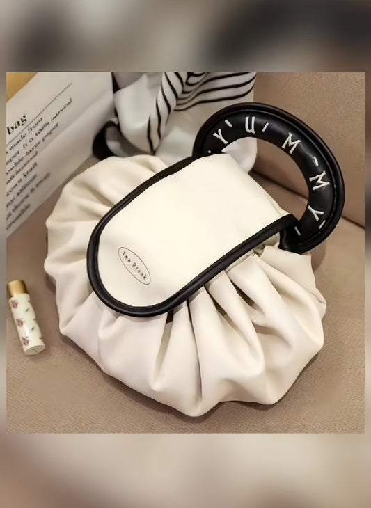 Minimalist Puff Makeup Bag – Premium Travel Edition