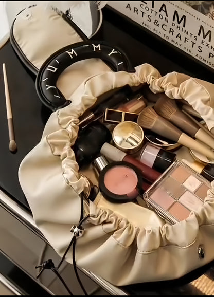 Minimalist Puff Makeup Bag – Premium Travel Edition